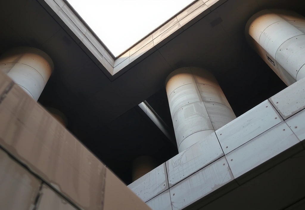 Abstract stone architecture